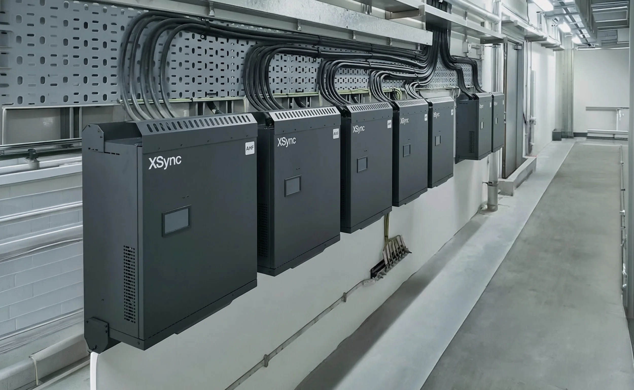 Wall mounted units in image
